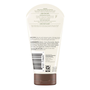 Aveeno Daily Moisturizing with Soothing Oat Facial Cleanser, 5 Oz