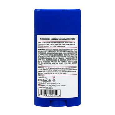 Dr Teals Aluminum Free Deodorant Rose And Milk, 2.65 Oz