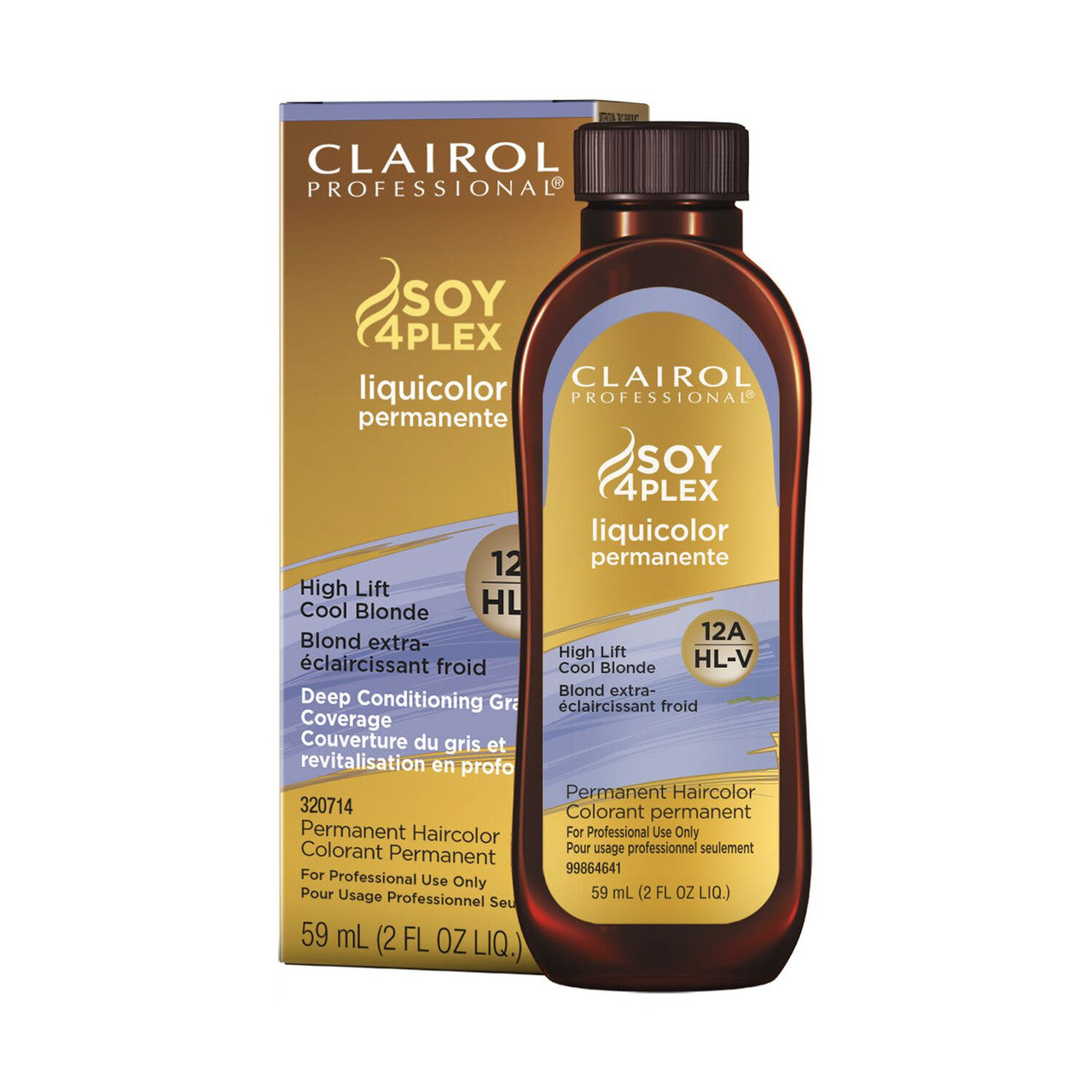 Clairol Professional Liquicolor 12A/HL-V Soy 4 Plex High Lift Cool Blonde Hair Color, 2 Oz