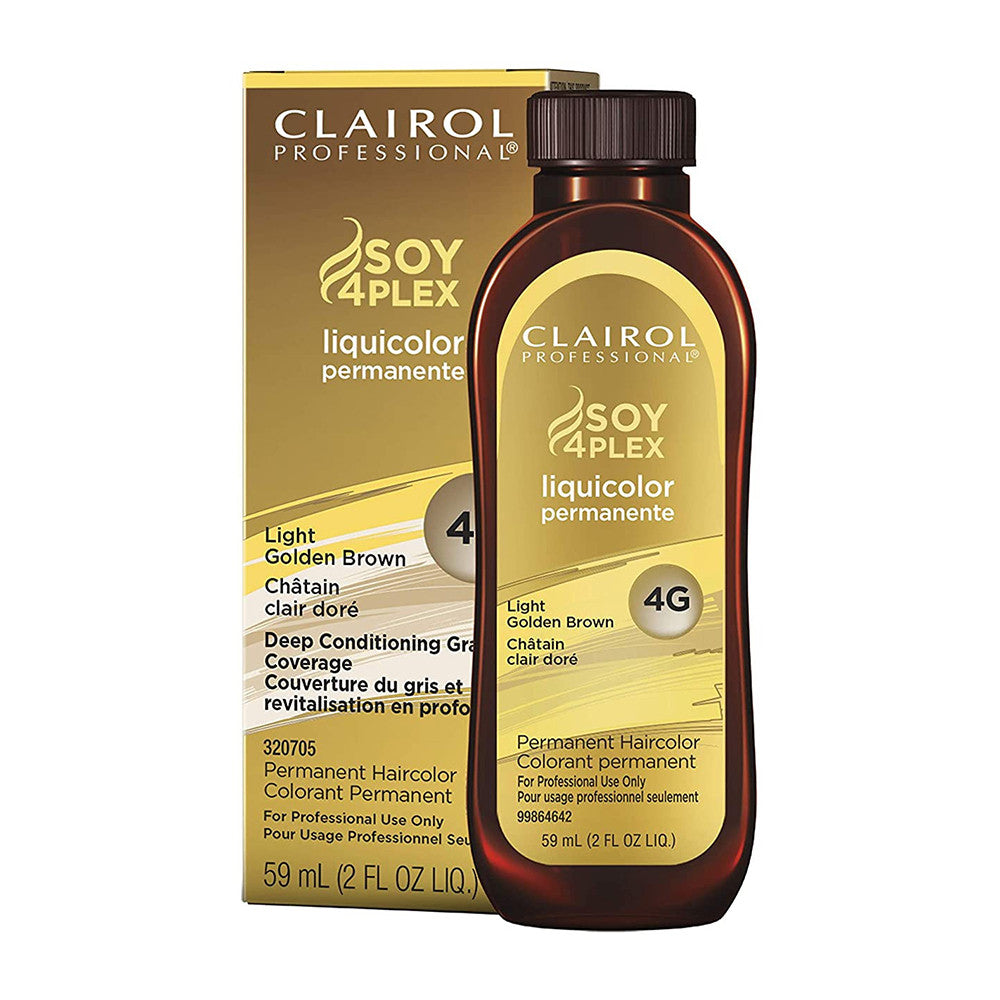Clairol Professional 4G Light Golden Brown Liquicolor Permanent Hair Color, 2 Oz