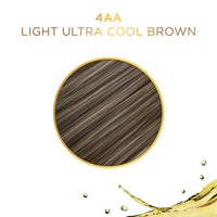 Clairol Professional Liquicolor Permanent Hair Color Light Ultra Cool Brown 4AA/37D, 2 Oz