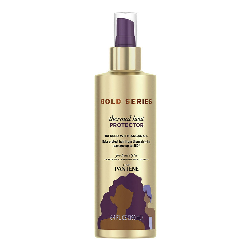 Pantene Pro V Gold Series Thermal Heat Protector with Argan Oil, 6.4 Oz