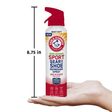 Arm and Hammer Sport Shoe and Gear Refresher Spray, 6.7 Oz