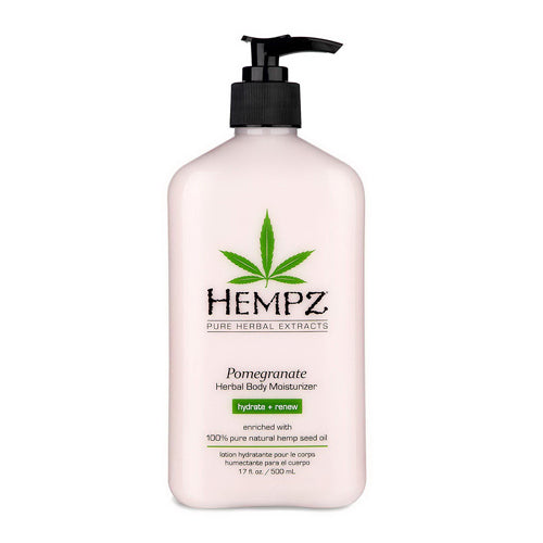 Hempz Herbal Body Moisturizer with Pump, Pomegranate, 17 Oz