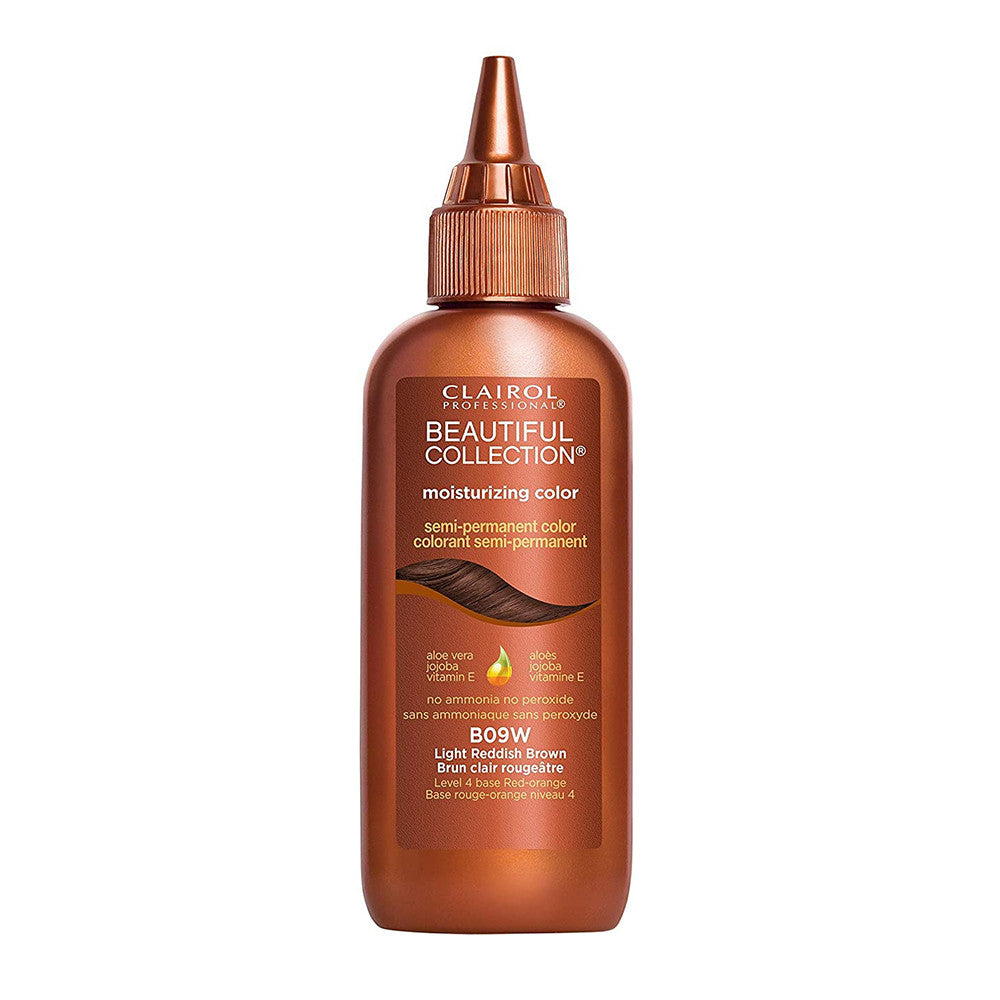 Clairol Moisturizing Semi Permanent Hair Color, B09W Light Reddish Brown, 3 Oz