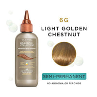 Clairol Beautiful Collection 6G Light Golden Chestnut Semi-permanent Hair Color, 3 oz