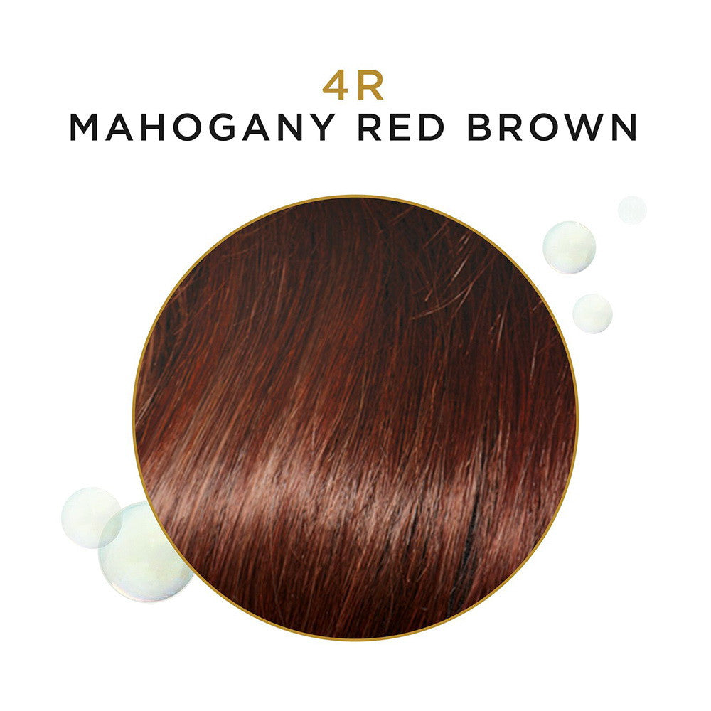 Clairol Advanced Gray Solution Semi Permanent Hair Color, 4R Mahogany Red Brown, 3 Oz
