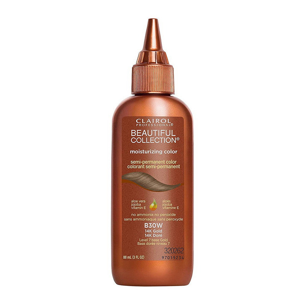 Clairol Beautiful B030W 14K Gold Semi-permanent Hair Color, 3 Oz