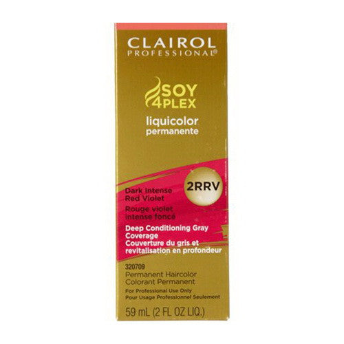 Clairol Professional Liquicolor Permanent Hair color, 2RRV Dark Intense Red Violet, 2 Oz