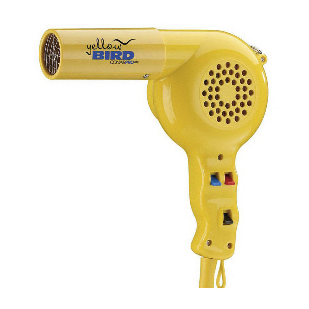 Conair Pro Yellow Bird Hair Dryer YB075W for Fast Drying and Salon Quality Styling 1Ea