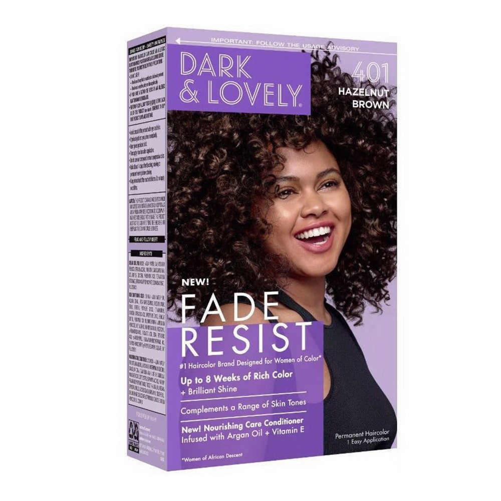 Dark & Lovely Hair Color #401 Hazelnut Brown, 1 Ea