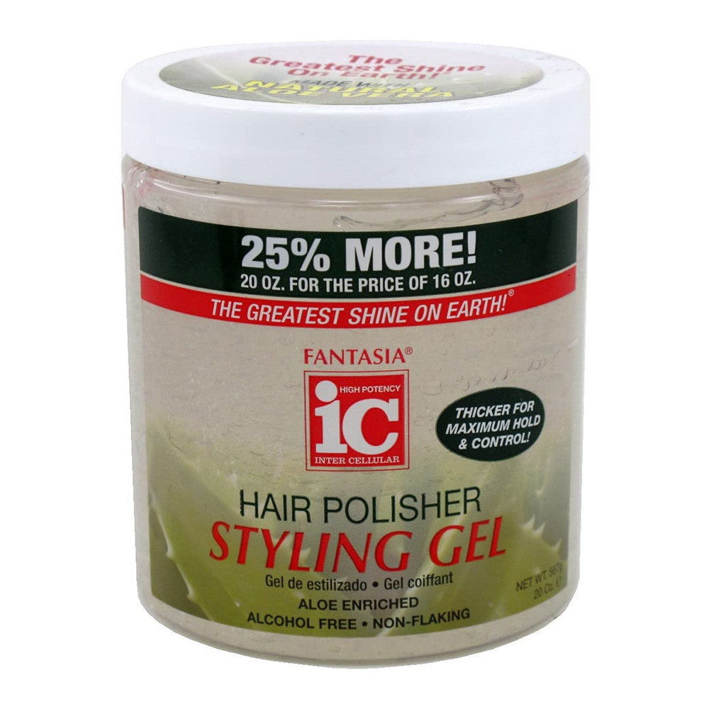 Fantasia ic Hair Polish Styling Gel With Sparkle Lites, Regular, 20 Oz