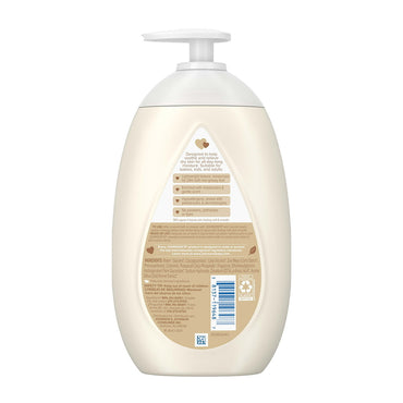 Johnson's Baby Body Lotion with Vanilla and Oat Scents, 16.9 Oz