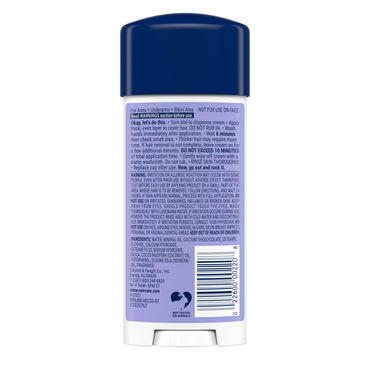 Nair Hair Remover Sensitive Glide Away Coconut Oil, 3.3 Oz