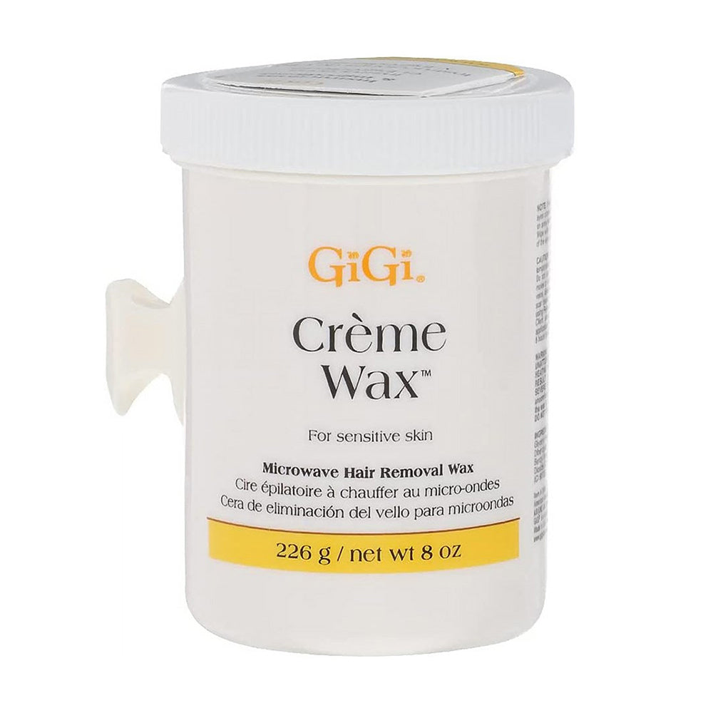 Gigi Cream Wax Sensitive Skin Microwave Hair Removal Wax 8Oz (226g)