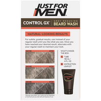 Just For Men Control gx Grey Reducing Beard Wash, 4 Oz