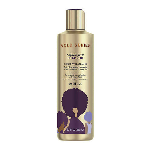 Pantene Gold Series Sulfate Free Hair Shampoo, 8.5 Oz