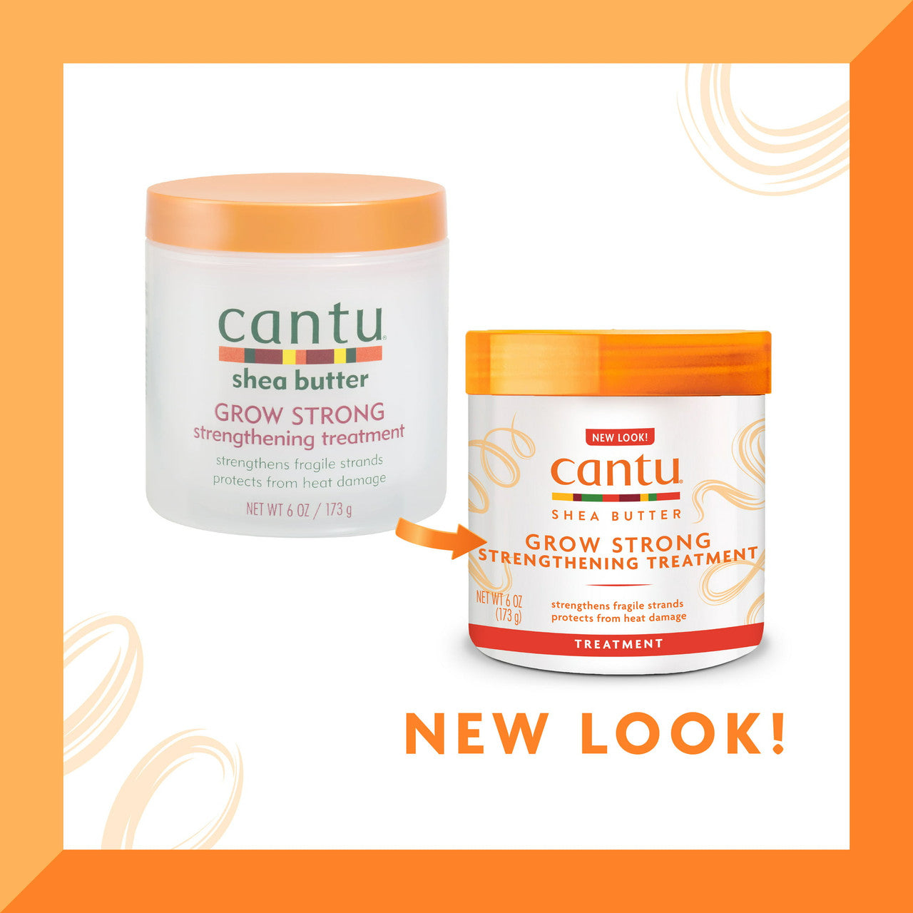 Cantu Shea Butter Grow Strong Strengthening Treatment, 6 Oz
