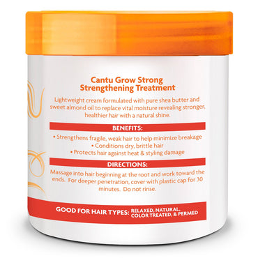 Cantu Shea Butter Grow Strong Strengthening Treatment, 6 Oz