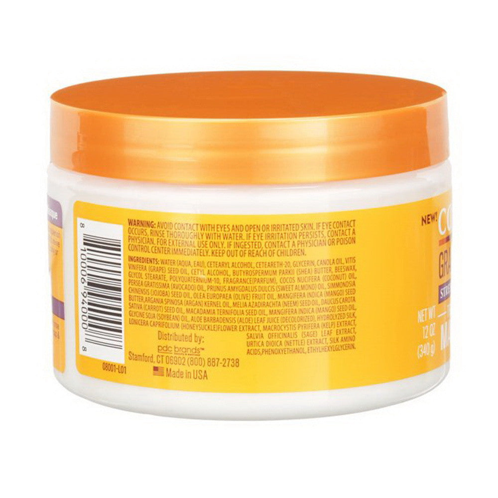 Cantu Grapeseed Strengthening Treatment Hair Masque, 12 Oz