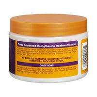 Cantu Grapeseed Strengthening Treatment Hair Masque, 12 Oz