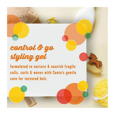 Cantu Care for Kids Control & Go Styling Gel, 2.25 Oz