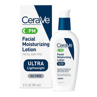 Cerave PM Facial Moisturizing Lotion, Ultra Lightweight, 3 Oz