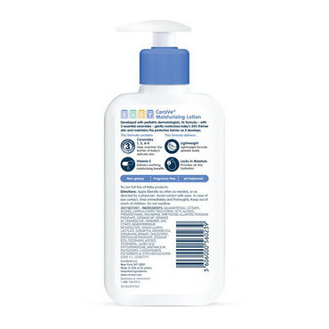 CeraVe Baby Moisturizing Lotion with Hyaluronic Acid and Essential Ceramides, 8 Oz