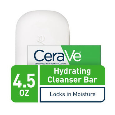 CeraVe Hydrating Cleansing Bar for Normal to Dry Skin, 4.5 Oz