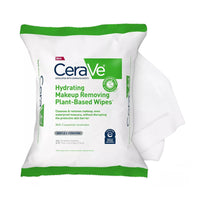 CeraVe Hydrating Makeup Remover Wipes, 25 Ea