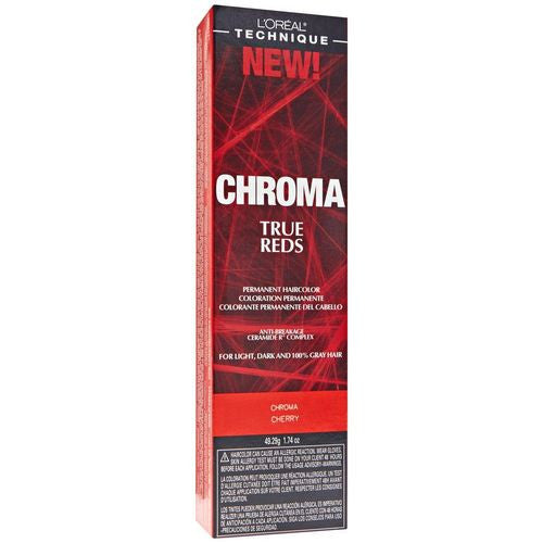 Loreal Chroma True Reds Permanent Hair Color Cherry, 1.74 Oz