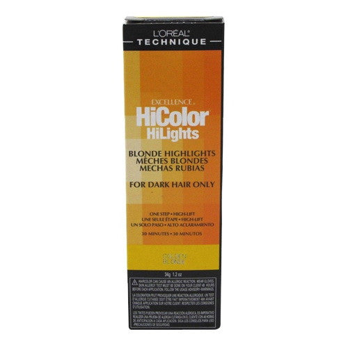 Loreal Excel Hicolor Hilights Golden Blonde Hair color, 1.2 Oz