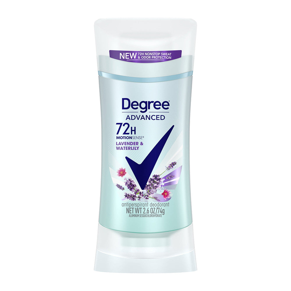 Degree Advanced Antiperspirant Deodorant Lavender And Waterlily, 2.6 Oz