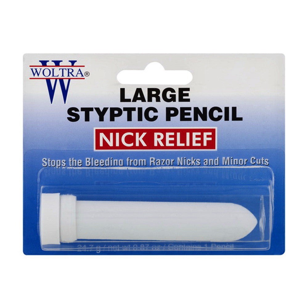 Woltra Nick Relief Large Styptic Pencil, 1 Ea