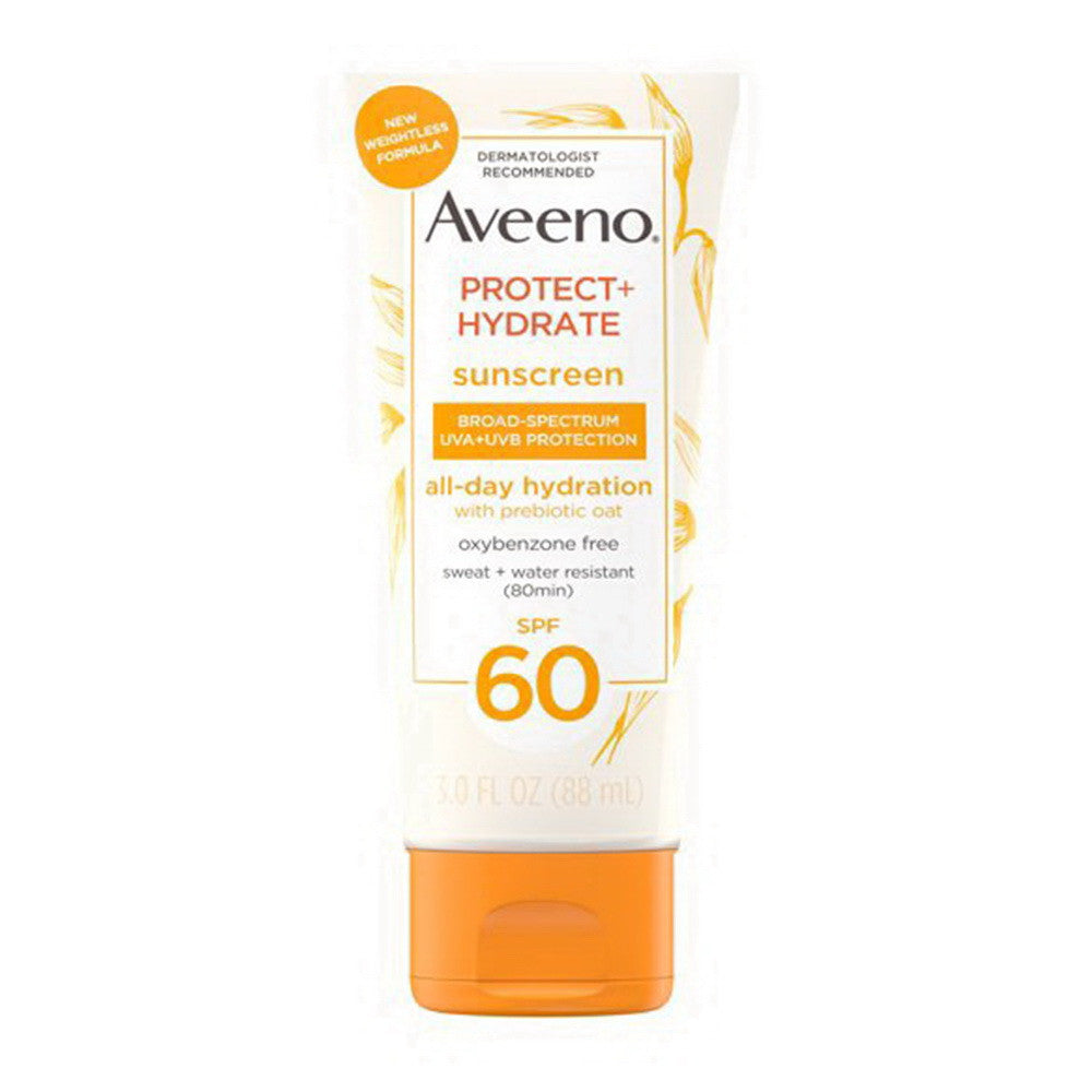 Aveeno Protect & Hydrate Sunscreen Body Lotion SPF 60, 3 Oz