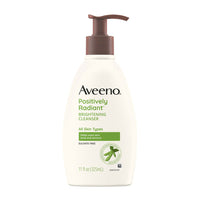 Aveeno Positively Radiant Brightening Facial Cleanser Face Wash, 11 Oz