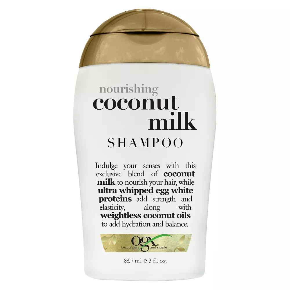OGX Nourishing Coconut Milk Shampoo Trial Size, 3 Oz