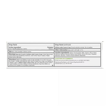 Rembrandt Anticavity Fluoride Toothpaste With Peroxide, Peppermint Flavor, 3.5 Oz