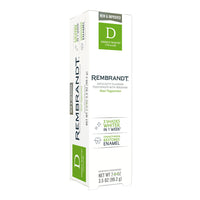 Rembrandt Anticavity Fluoride Toothpaste With Peroxide, Peppermint Flavor, 3.5 Oz