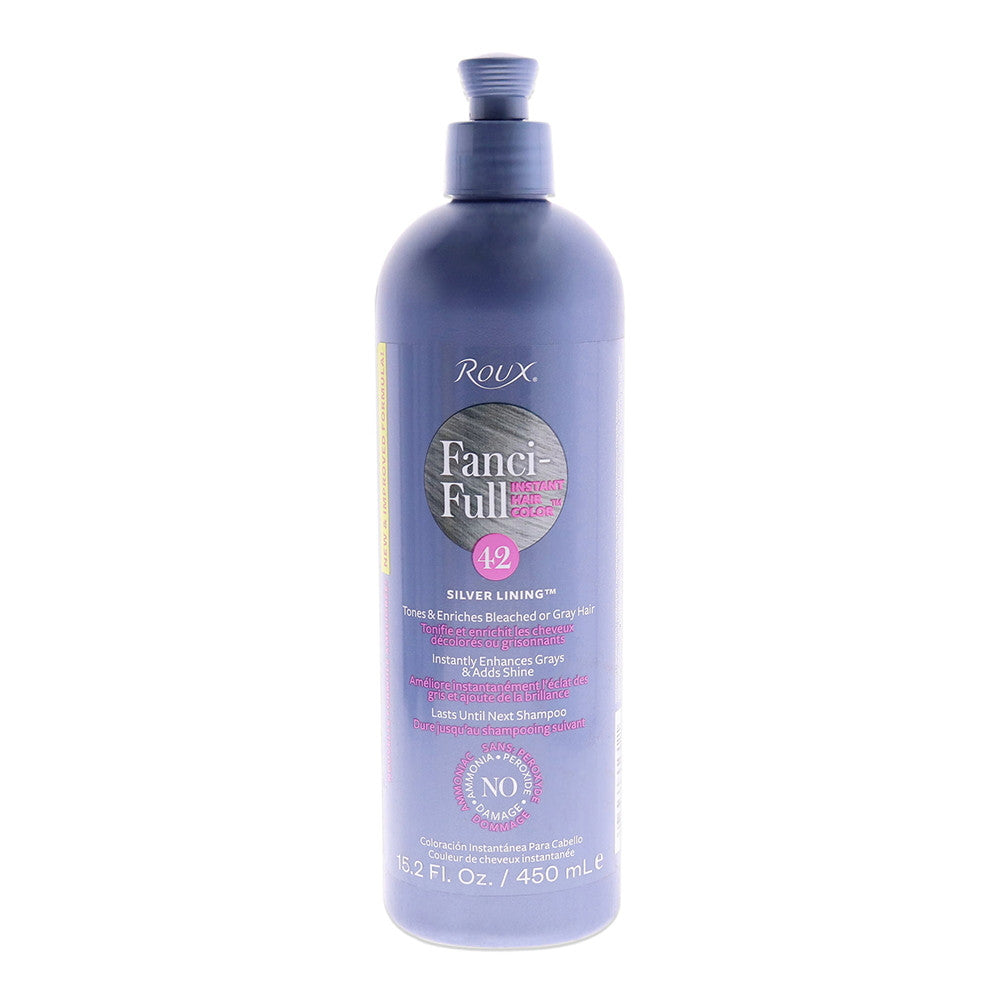 Roux Fanci Full Rinse Instant Hair Color 42 Silver Lining, 15.2 Oz