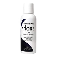 Adore Semi-Permanent Hair Color #125 Purple Black, 4 Oz