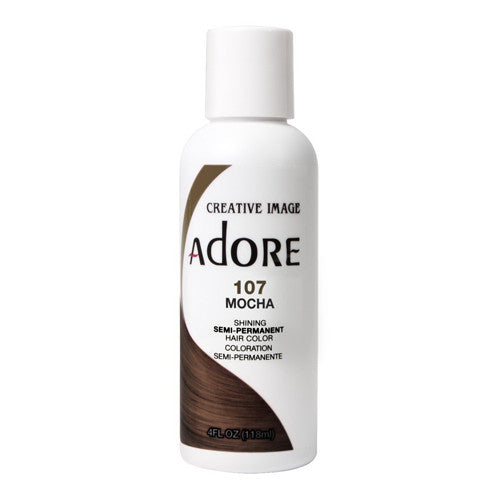Adore Semi-Permanent Haircolor #107 Mocha, 4 Oz