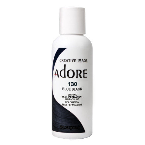 Adore Semi Permanent Haircolor 130 Blue Black, 4 Oz