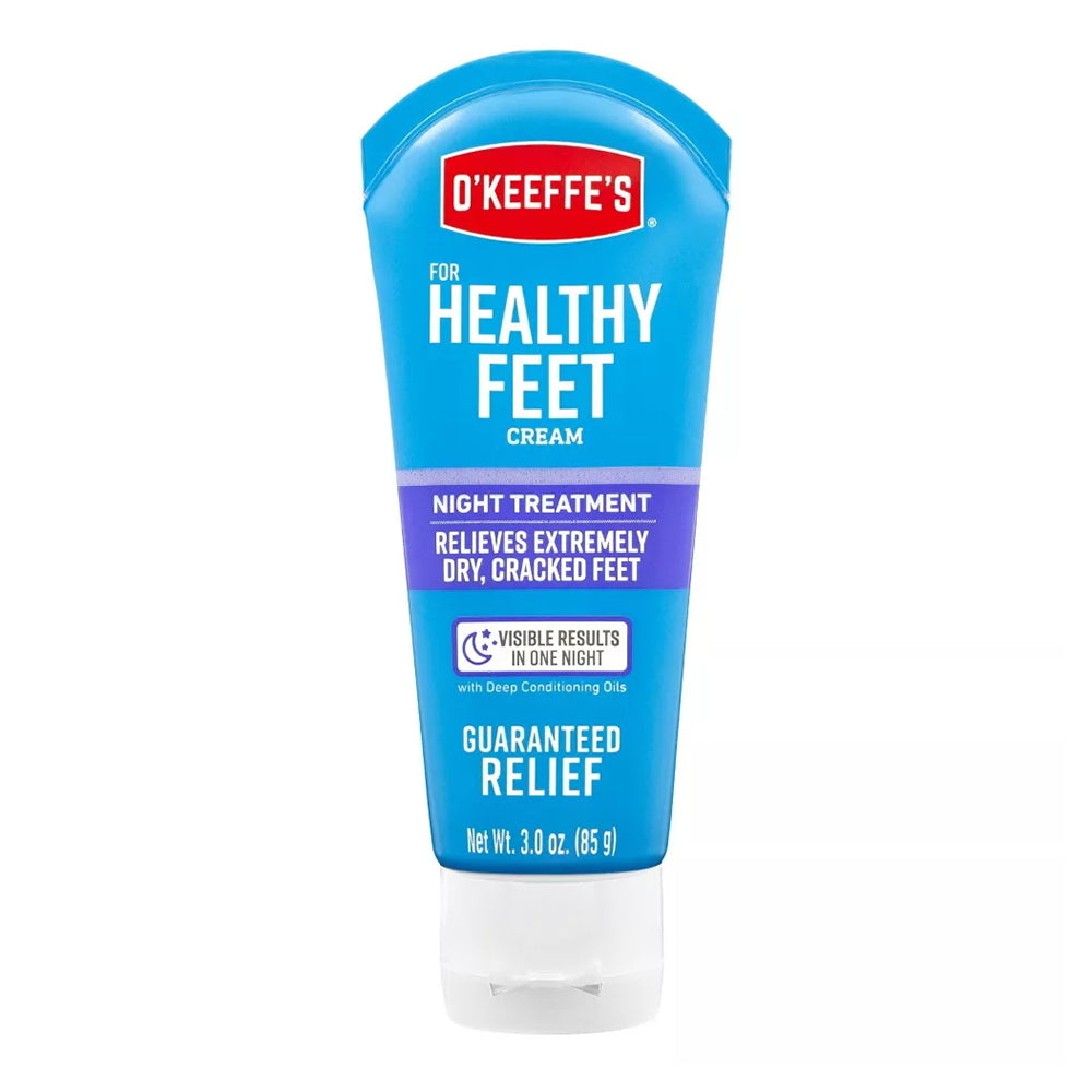 O'Keeffe's Healthy Feet Night Treatment Moisturizing Foot Cream, 3 Oz