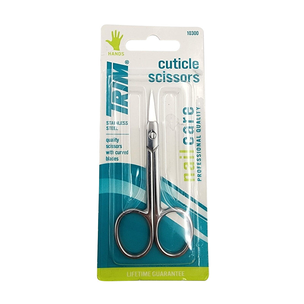 Trim Nail Care Stainless Steel Curved Finger Cuticle Scissors, 1 Ea