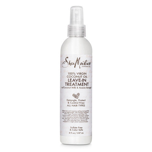 Shea Moisture 100% Virgin Coconut Oil Leave In Treatment, 8 Oz