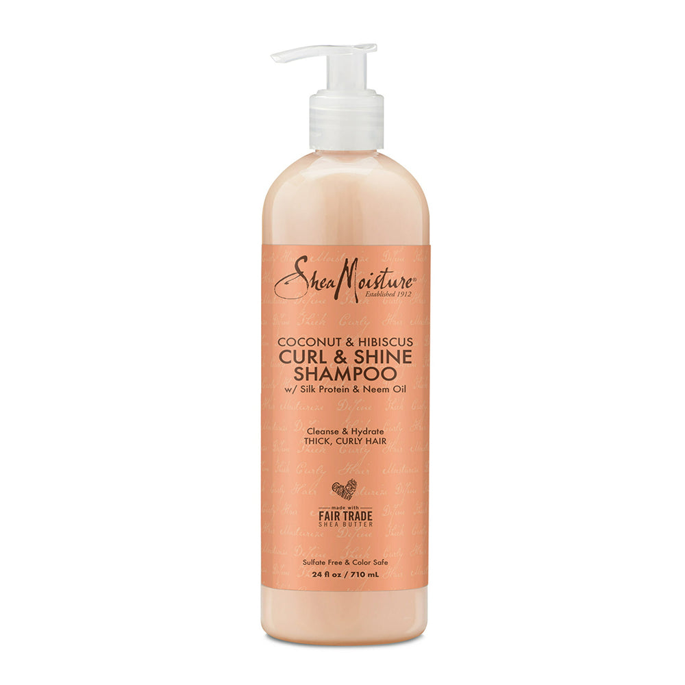 SheaMoisture Silcone-Free Shampoo Coconut and Hibiscus, 24 Oz
