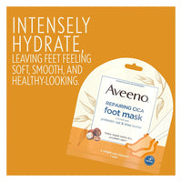 Aveeno Skin Relief Cica Foot Mask, 1 Pair