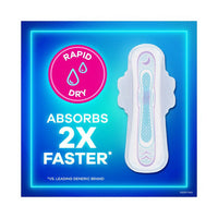 Always Ultra Thin Pads Overnight Absorbency Unscented with Wings, Size 4, 26 Ea