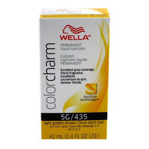 Wella Charm Liquid Hair Color, 435 by 5G Light Golden Brown, 1.4 Oz